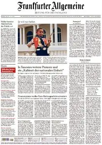 Frankfurter Allgemeine Zeitung mit RMZ vom 18. Januar 2011