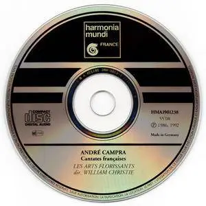Les Arts Florissants, William Christie - Campra: French Cantatas (1992)