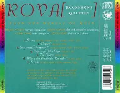 Rova Saxophone Quartet - From the Bureau of Both (1993) {Ireq}