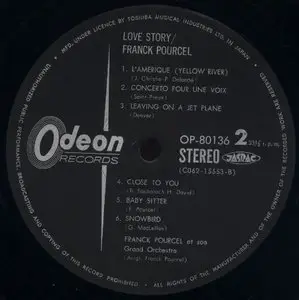 Franck Pourcel - Love story (1971) EMI - Odeon / SX-68 PTS Clear Sound / JP Pressing - LP/ FLAC in 24bit/192 kHz