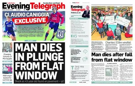 Evening Telegraph Late Edition – November 26, 2018