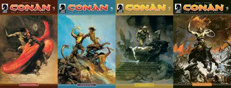 Robert E. Howard's Conan: The Frazetta Cover Series #1-8 (of 8) Complete