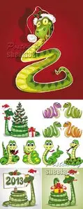 2013 Year of Snake Vector