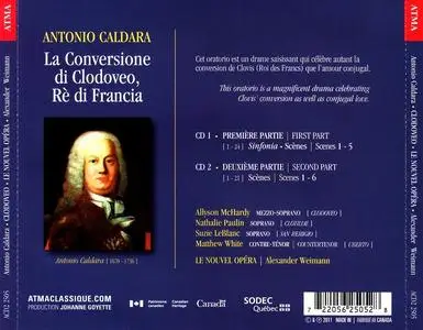 Alexander Weimann, Le Nouvel Opéra - Antonio Caldara: La Conversione di Clodoveo, Rè di Francia (2011)