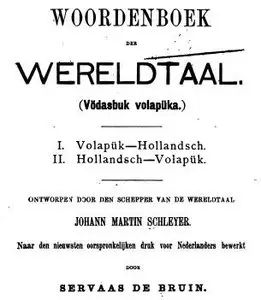 Woordenboek Der Wereldtaal