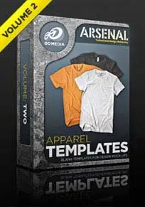 Go Media's Arsenal Shirt Mockup Templates. Volume 2