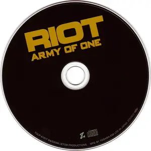 Riot - Army Of One (2006) [Japanese Ed.]