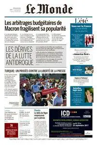 Le Monde du Mardi 25 Juillet 2017