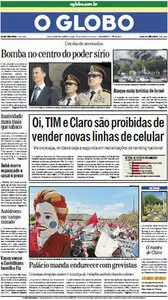 Jornal O Globo - 19 de julho de 2012 - Quinta