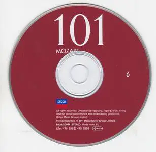 Various Artists - 101 Mozart (2016) {6CD Box Set Decca 478 2963 rel 2011}