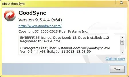 GoodSync Enterprise 9.5.4.4
