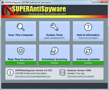 SUPERAntiSpyware Professional 6.0.1224 Multilingual
