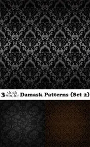 Vectors - Damask Patterns (Set 2)