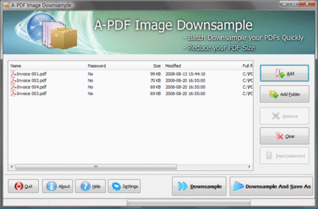 A-PDF Image Downsample 3.2.1