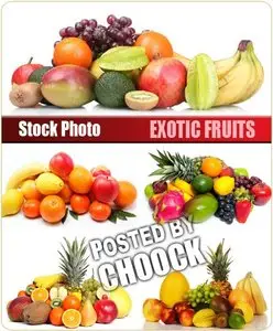 Exotic fruits - Stock Photo