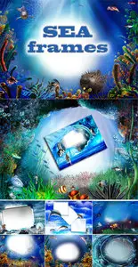 PSD templates - Sea frames