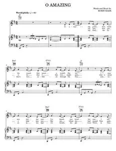 O Amazing - James A. Cowan, Robin Mark (Piano-Vocal-Guitar)