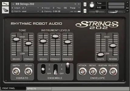 Rhythmic Robot Audio Strings 202 KONTAKT