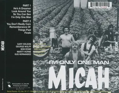Micah - I'm Only One Man (1971)
