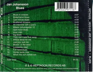 Jan Johansson - Blues (1968) (Reissued 2004)