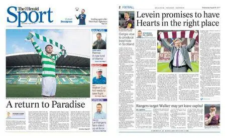 The Herald Sport (Scotland) – August 30, 2017