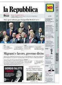 la Repubblica - 12 Luglio 2018