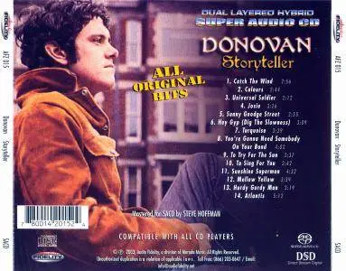 Donovan - Storyteller (2003) {Hybrid SACD, Audio Fidelity} Audio CD Layer