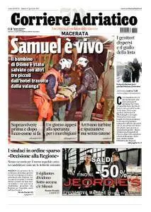 Corriere Adriatico Macerata - 21 Gennaio 2017