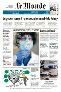 Le Monde du Vendredi 12 Février 2021