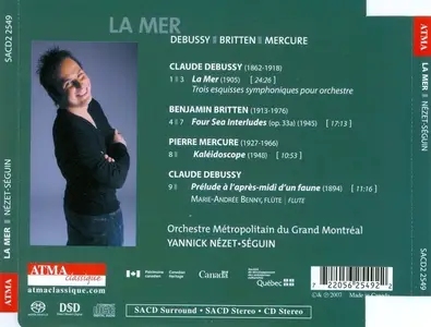 Yannick Nézet-Séguin, Orchestre Métropolitain de Montréal - Debussy, Britten, Mercure (2007)