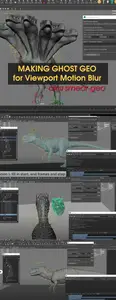 Making Ghost Geo for Viewport Motion Blur - Maya Python Script