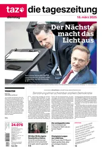 taz die tageszeitung  - 18 März 2025