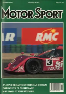 Motor Sport Magazine - November 1991