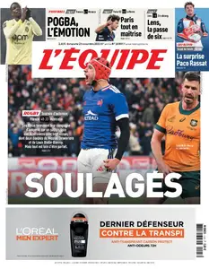 L’equipe du Dimanche 23 Novembre 2025
