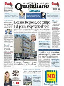 Quotidiano di Puglia Brindisi - 17 Novembre 2024