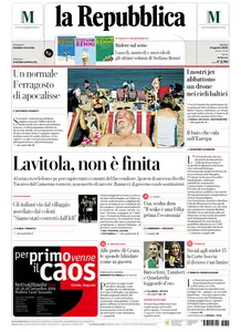 la Repubblica - 15 Agosto 2026