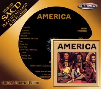 America - America (1971) {2013, Hybrid SACD, Limited Edition, Remastered} Repost