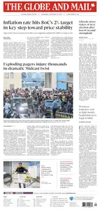 The Globe and Mail - September 18, 2024
