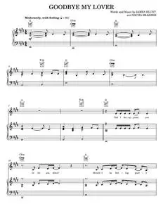 Goodbye my lover - James Blunt (Piano-Vocal-Guitar)