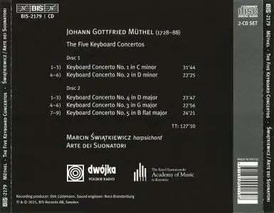 Marcin Świątkiewicz, Arte dei Suonatori - Johann Gottfried Müthel: The 5 Keyboard Concertos (2015)