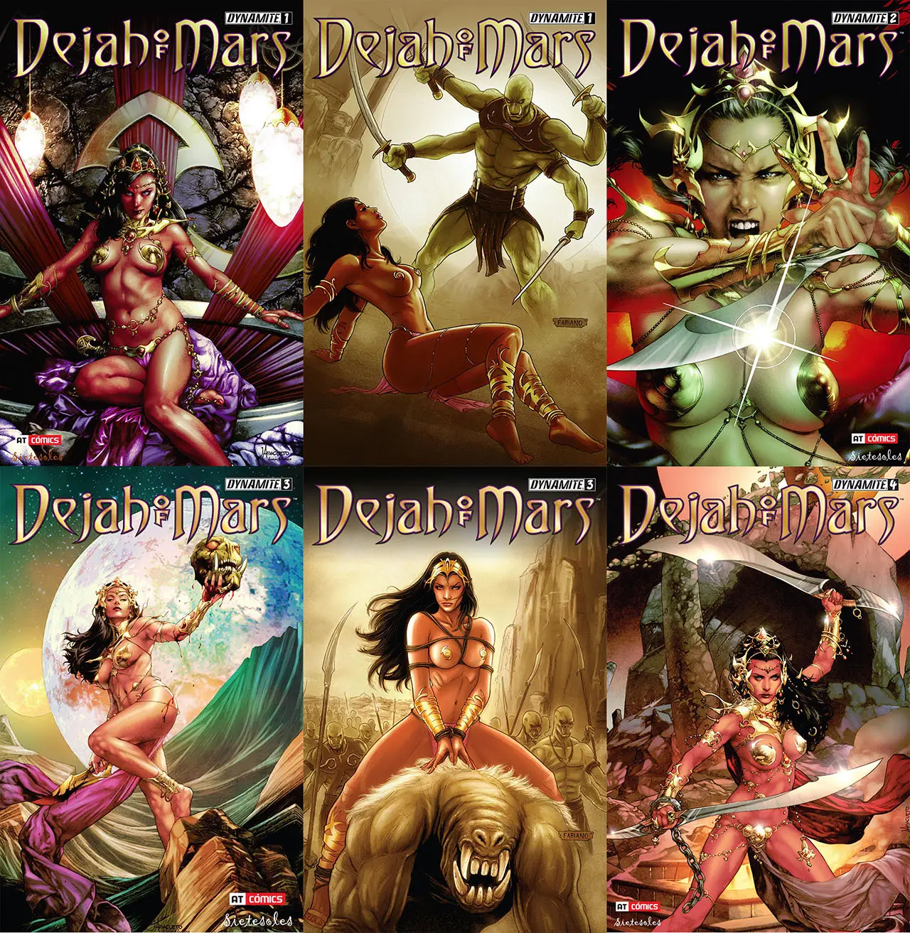 Warlord of Mars: Dejah de Marte #1-4