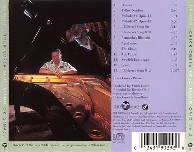 Chick Corea - Solo Piano Originals (2000) [Re-Up]