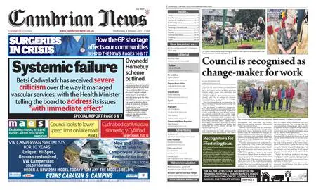 Cambrian News Arfon & Dwyfor – 09 February 2023