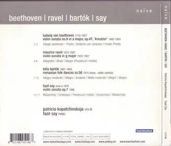 Patricia Kopatchinskaja, Fazil Say - Beethoven, Ravel, Bartok, Say (2008) (Repost)