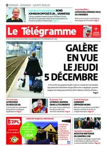 Le Télégramme Dinan - Dinard - Saint-Malo – 22 novembre 2019