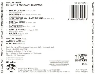 McCoy Tyner - Live At The Musicians Exchange Cafe (1988)