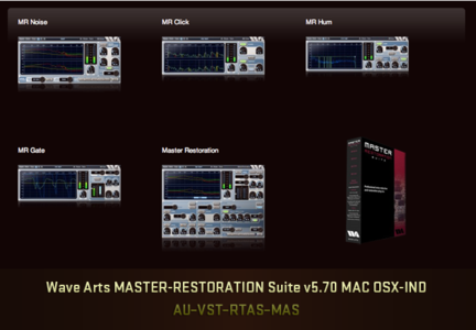 Wave Arts Master-Restoration Suite v5.70 Mac OSX
