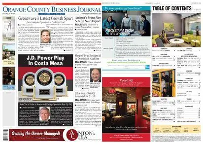 Orange County Business Journal – September 26, 2016