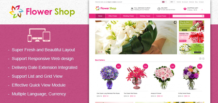 CMSMart - Magento Responsive Flower Theme v2.0