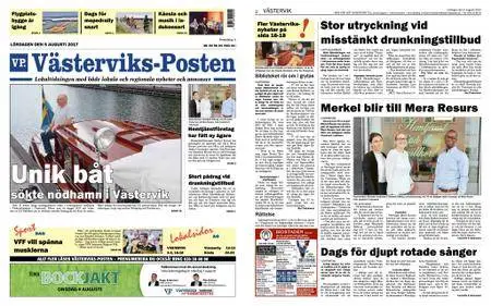 Västerviks-Posten – 05 augusti 2017